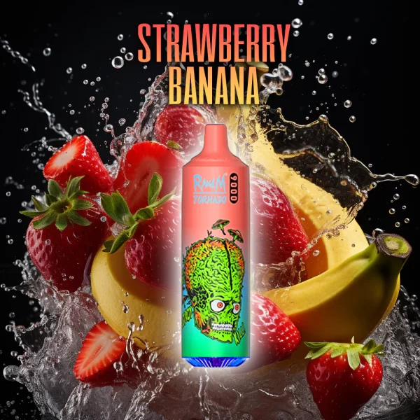 randm tornado 9000 strawberry banana