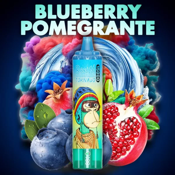 RandM Tornado 15000 Blueberry Pomegranate