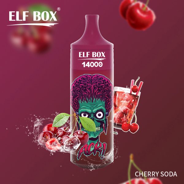 Elf-Box-14000-Cherry-Soda-bar vainas líquido vape