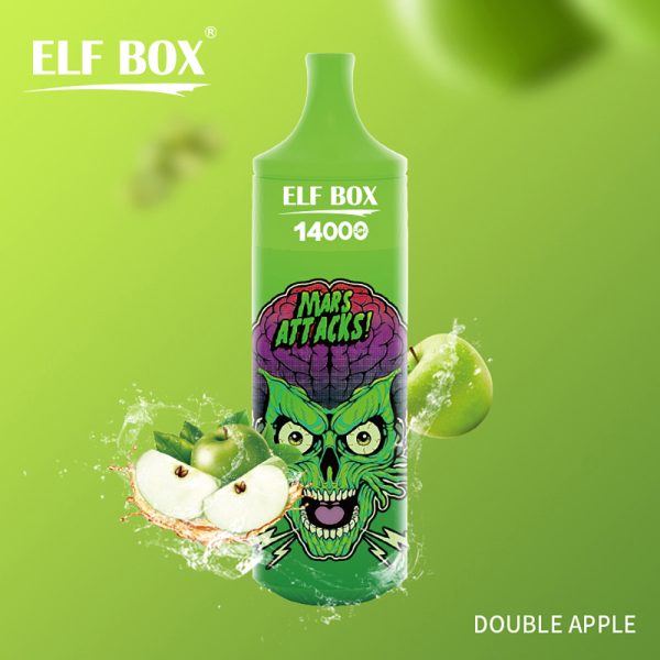 Elf-Box-14000-Double-Apple bar pods nestemäinen vape