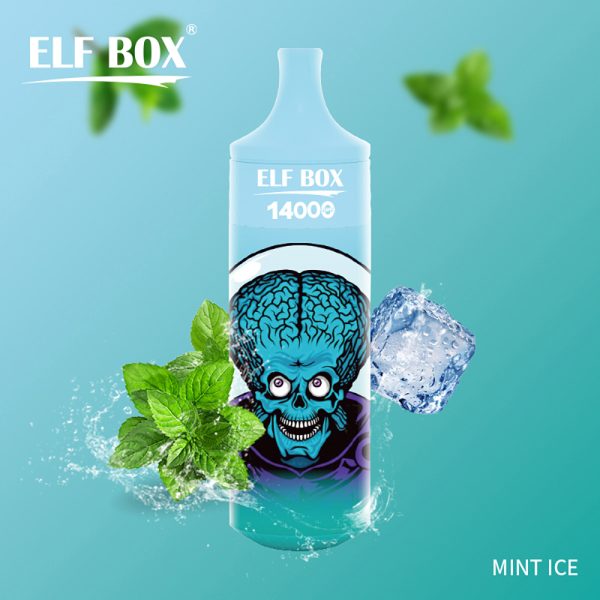 Elf-Box-14000-Mint-Ice-bar pods liquid vape