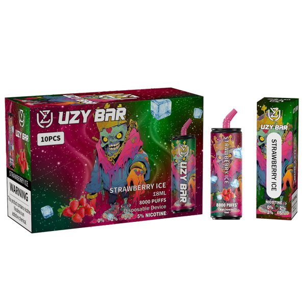 UZY-Bar-8000-Strawberry-Ice