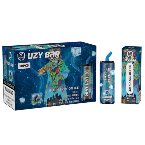 Blueberry On Ice UZY_BAR_8000puffs